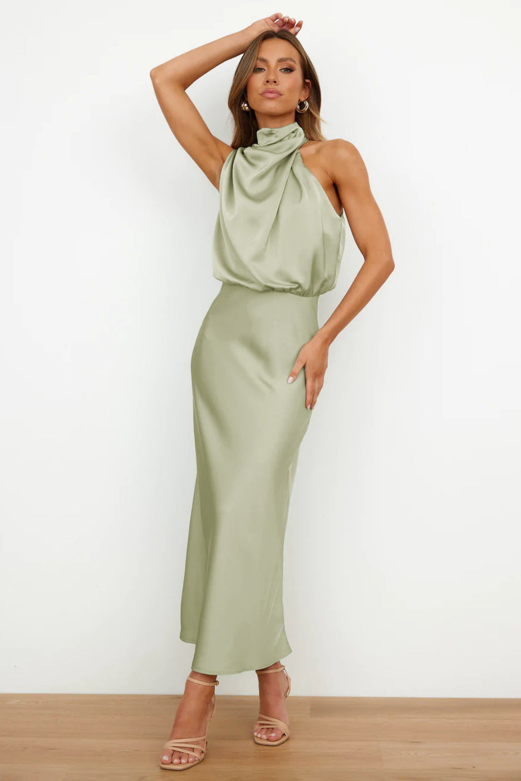 Violet - Sahara Drapiertes Kleid