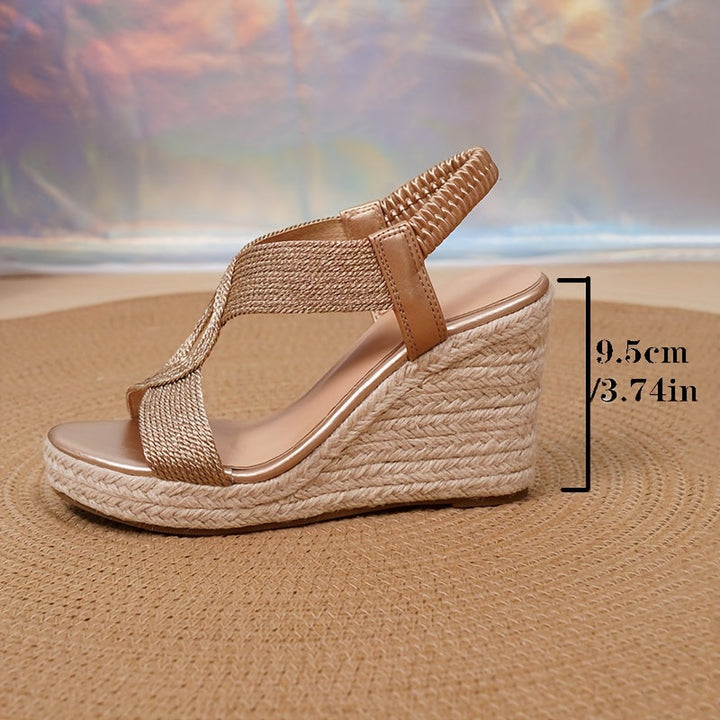 Noelle - Knit Open Toe Heels