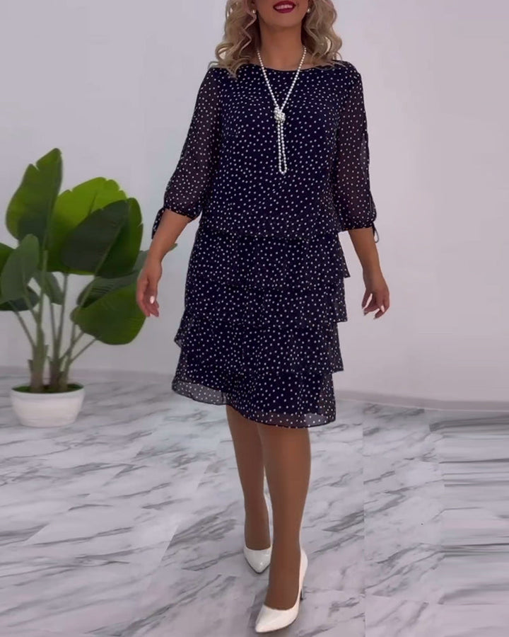 Madeleine - Elegantes Kleid mit Tupfen