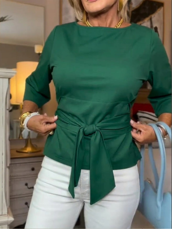 Diana - Elegantes Baumwoll Top mit