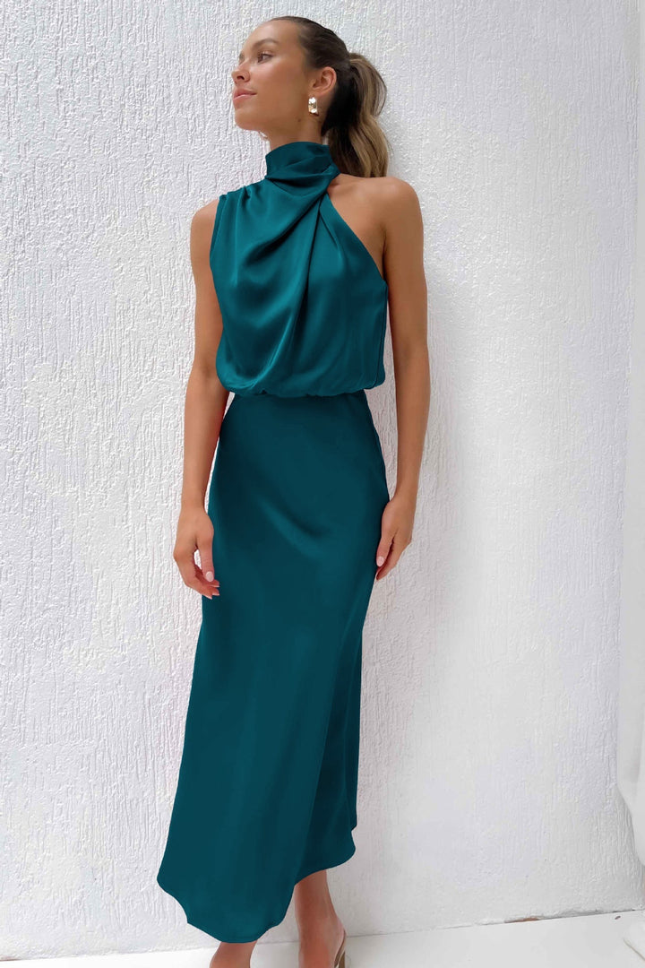 Violet - Sahara Drapiertes Kleid