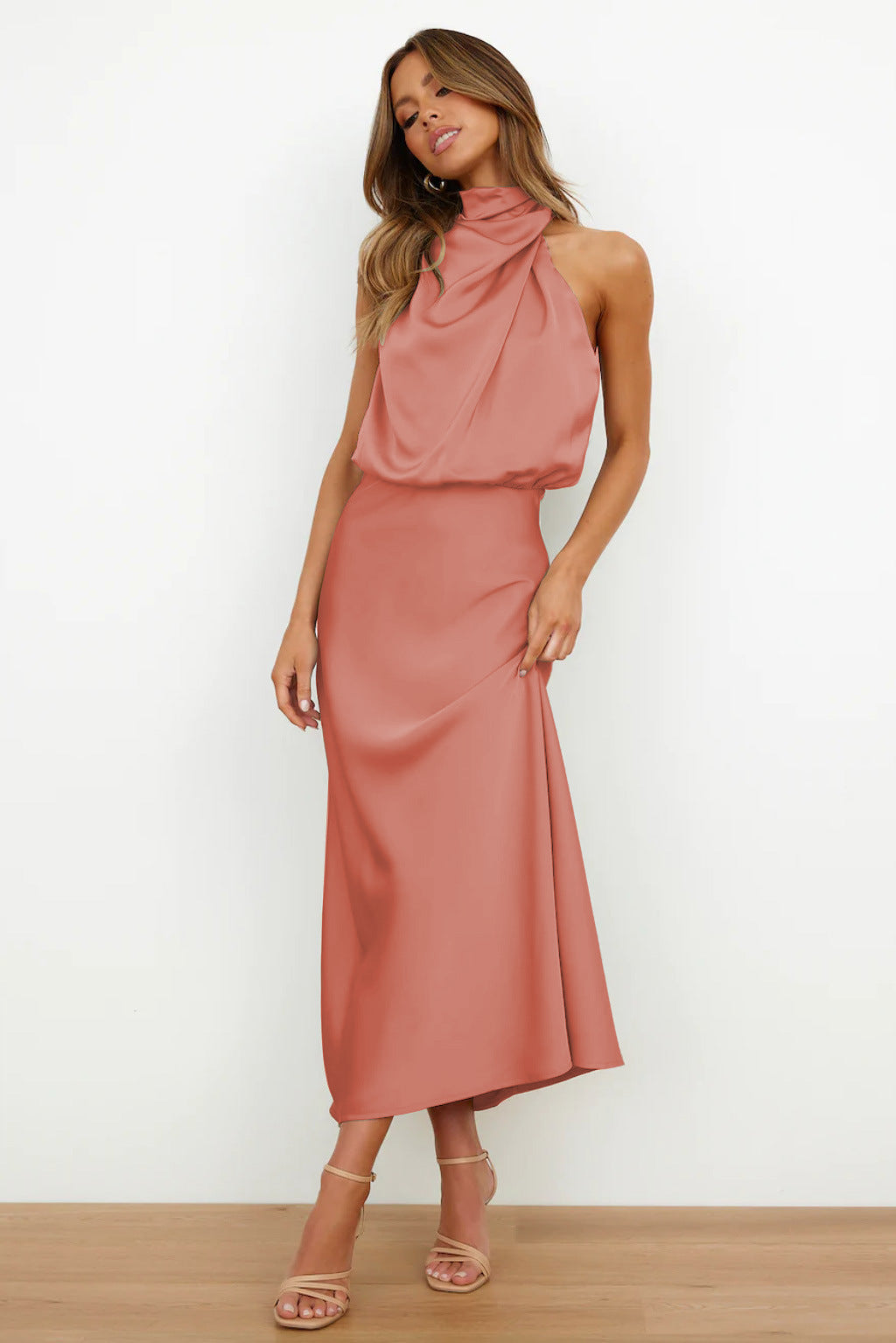 Violet - Sahara Drapiertes Kleid