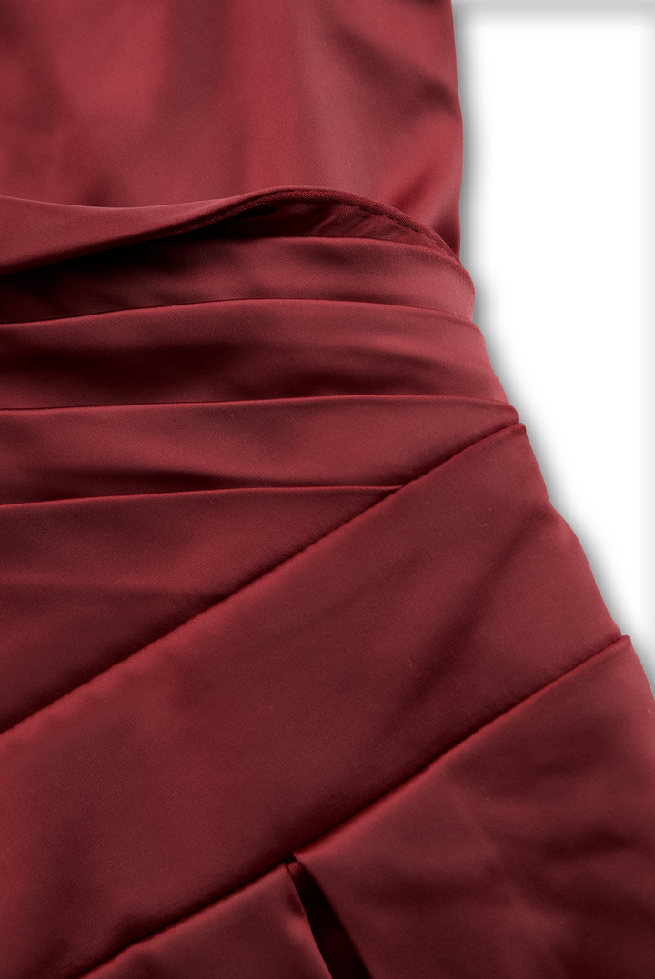 Vintage-inspiriertes Midikleid aus Satin mit