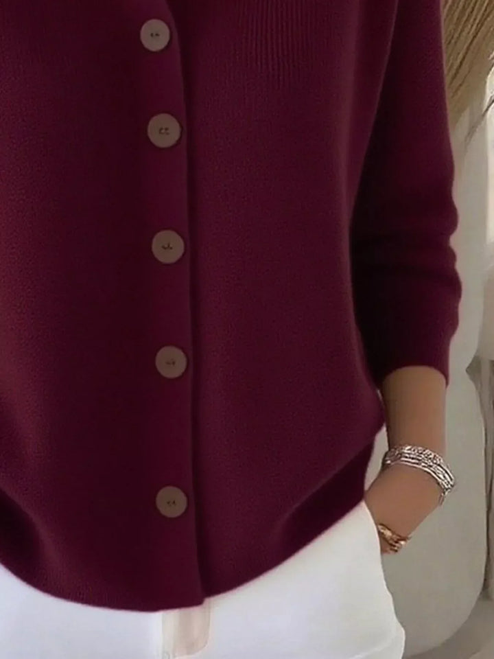 Mila - Elegants Strickjäckli mit Chnöpf