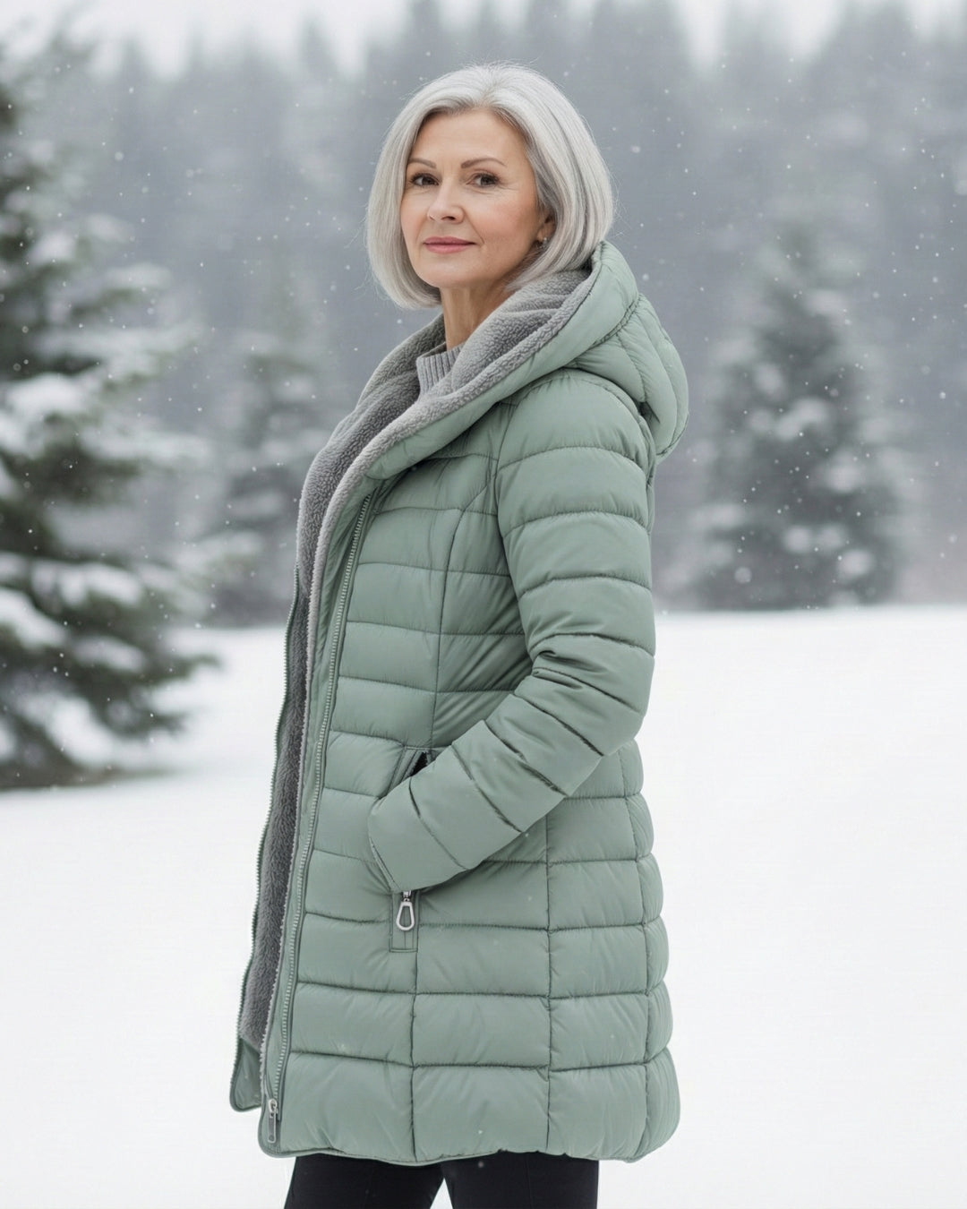 Clair - Puffer-Mantel mit Fleece-Futter
