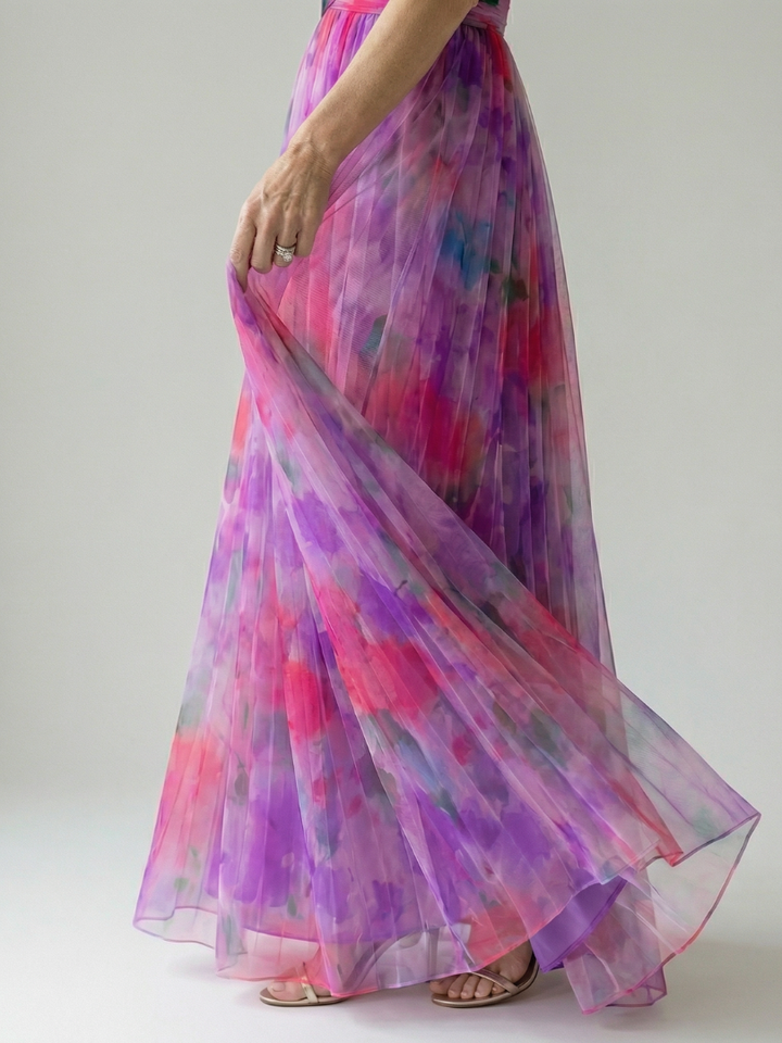 Isel - Weiches Wickel-Maxikleid