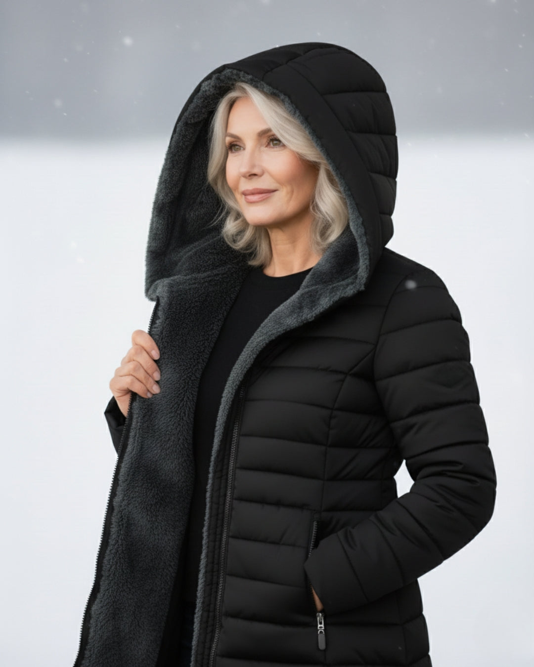 Clair - Puffer-Mantel mit Fleece-Futter