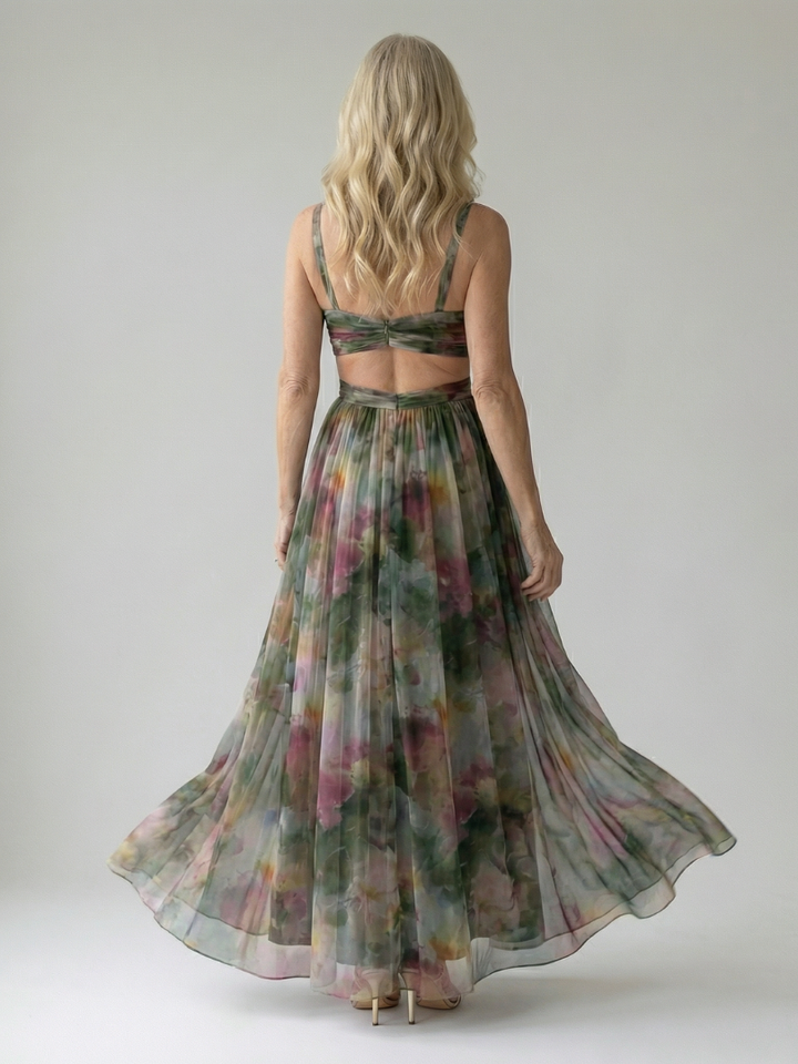 Isel - Weiches Wickel-Maxikleid