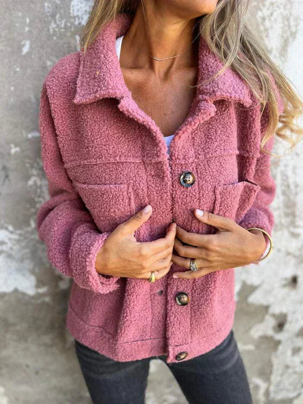 Dion - Kurze Wolljacke mit Revers