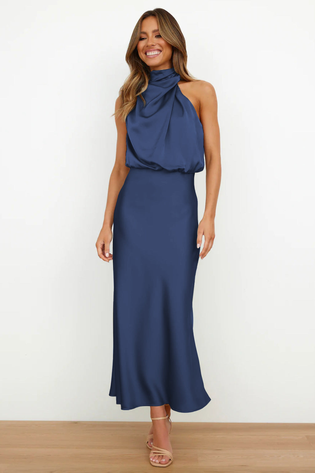 Violet - Sahara Drapiertes Kleid