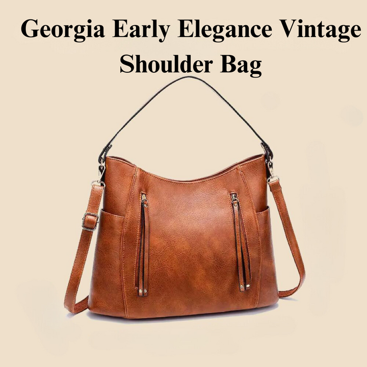 Georgia - Vintage Schultertasche der zeitlosen