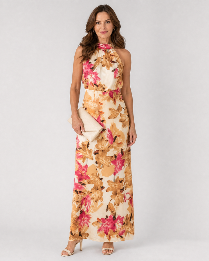 Cekel - Midikleid mit botanischem Print,