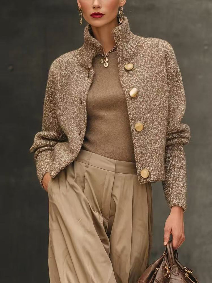 ADELINE - Taillierte Jacke aus Wollmischung