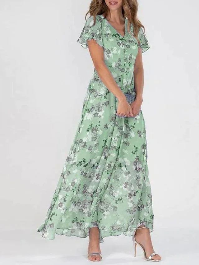 Mila - Schmeichelhaftes Glam Midikleid