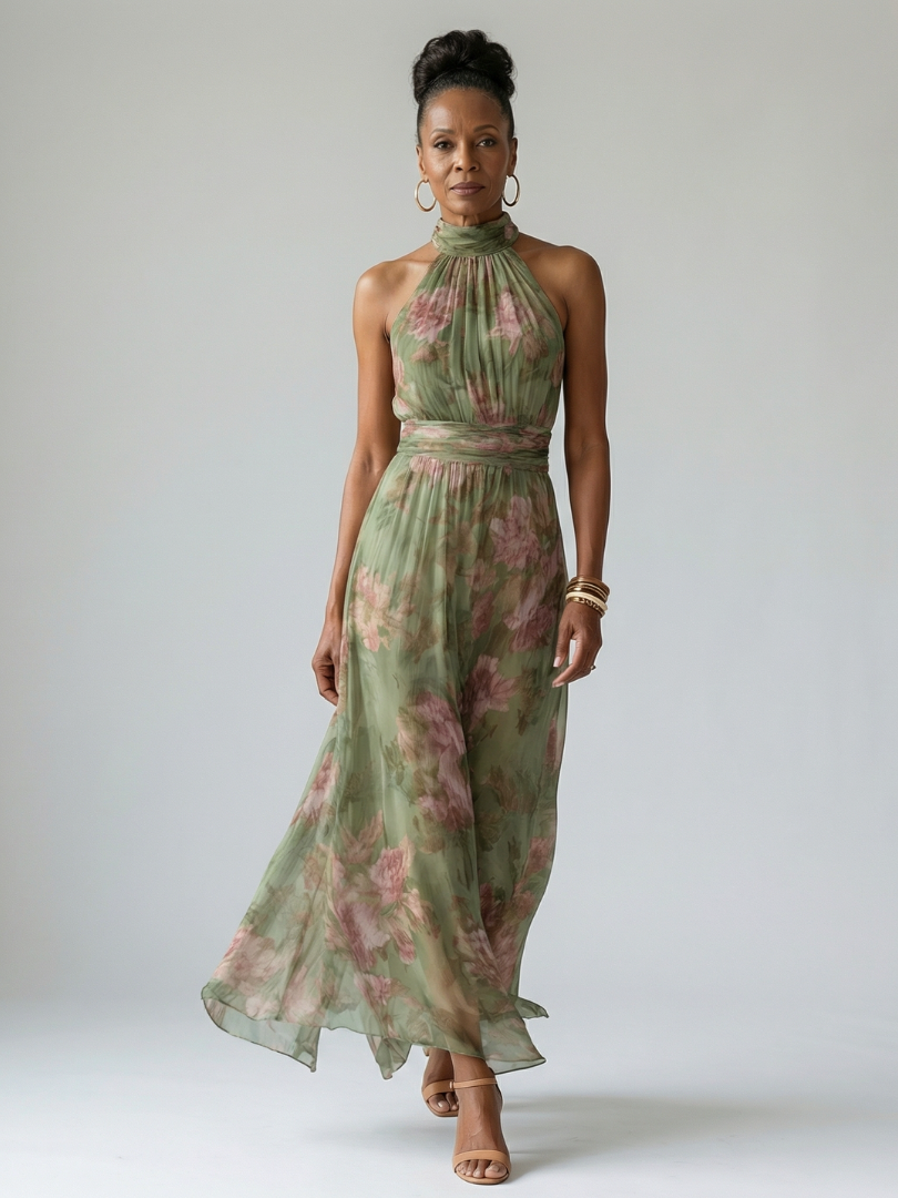 Mirelle - Midikleid mit gerafftem Träger