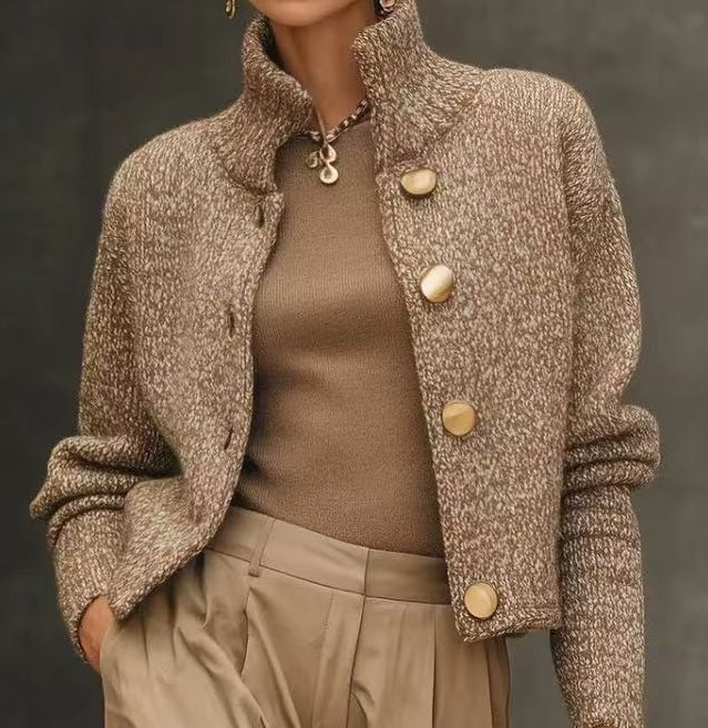 ADELINE - Taillierte Jacke aus Wollmischung