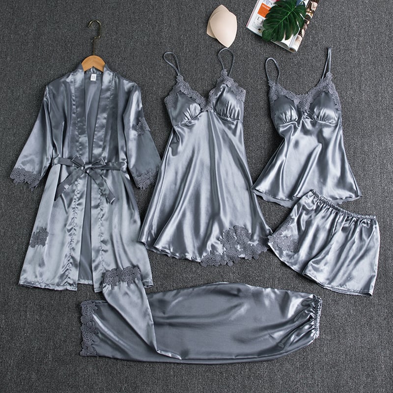 Dana - Elegantes Satin-Nachtwäsche-Set