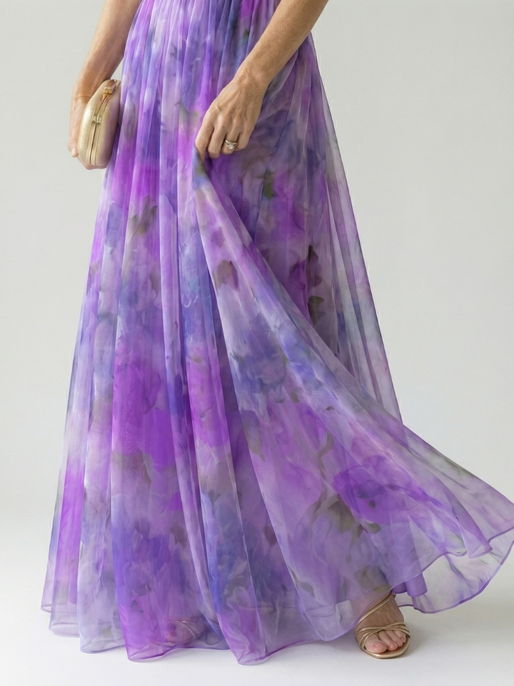 Isel - Weiches Wickel-Maxikleid