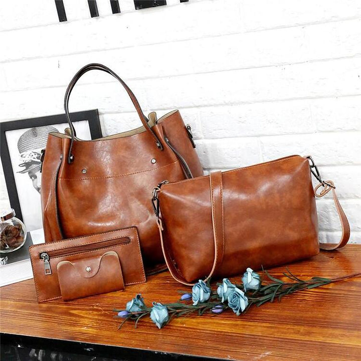 Riley - Vintage Soft 4-tlg. Ledertaschen-Set