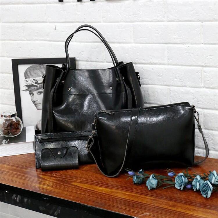 Riley - Vintage Soft 4-tlg. Ledertaschen-Set