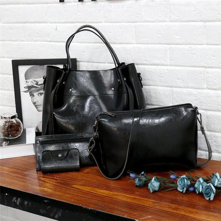 Riley - Vintage Soft 4-tlg. Ledertaschen-Set