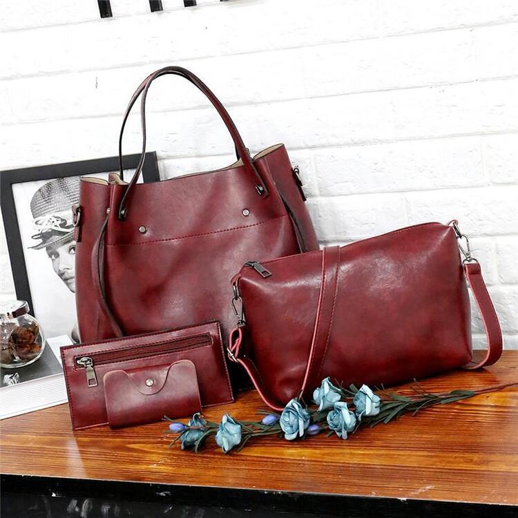 Riley - Vintage Soft 4-tlg. Ledertaschen-Set