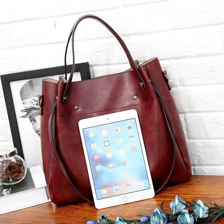 Riley - Vintage Soft 4-tlg. Ledertaschen-Set