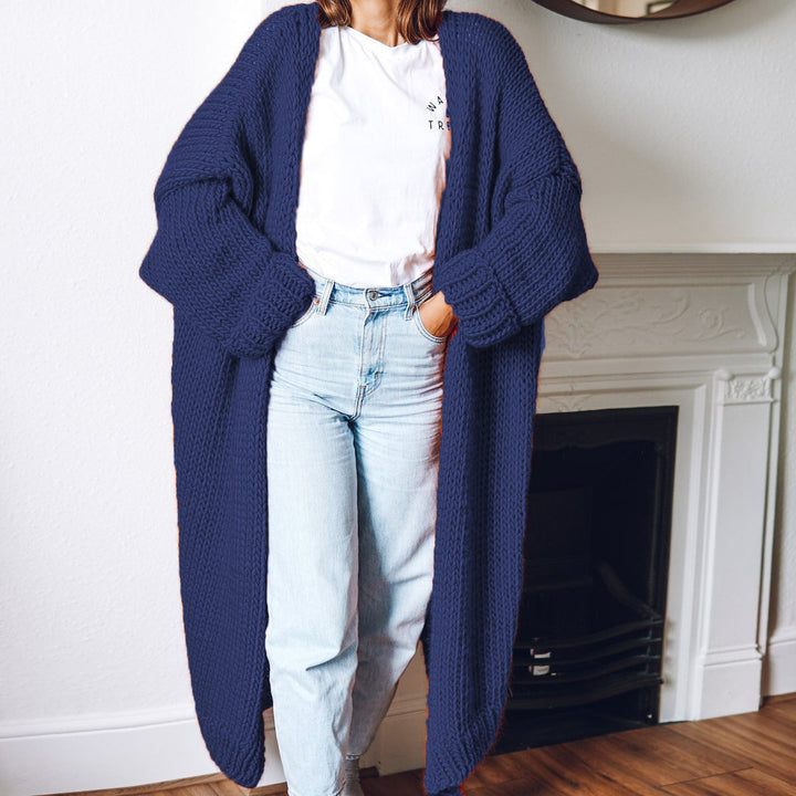 Sofia - Langer Strick-Cardigan mit lockerer