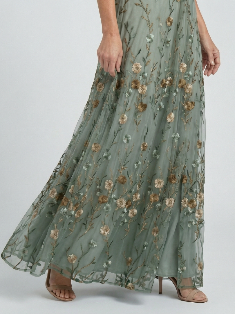 Selora - Halter Bloom Flow Maxikleid