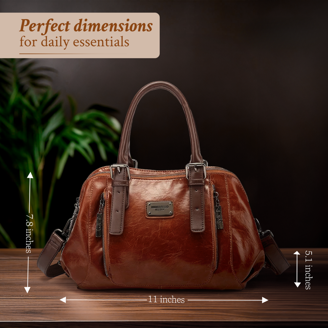Katherine - Luxe Statement-Lederhandtasche