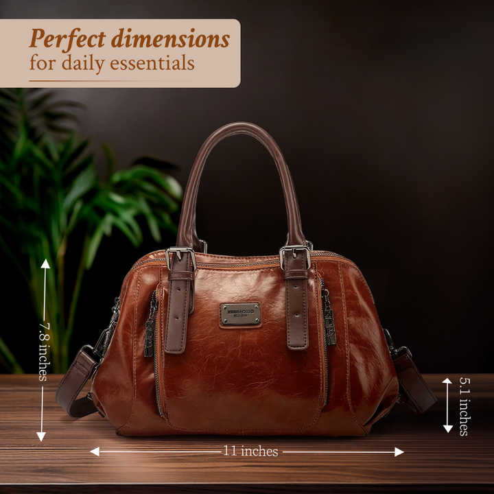 Katherine - Luxe Statement-Lederhandtasche