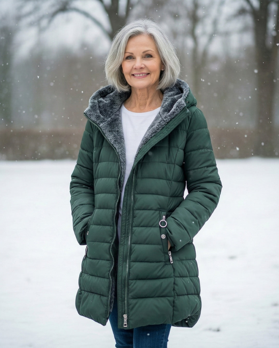 Clair - Puffer-Mantel mit Fleece-Futter