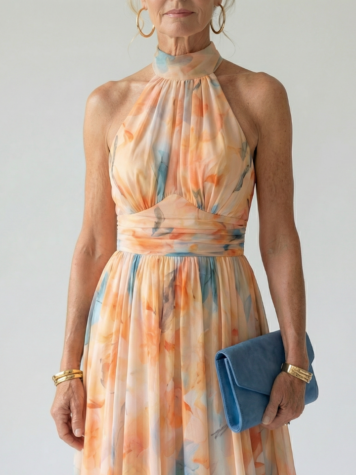 Elin - Soft Halter Midikleid