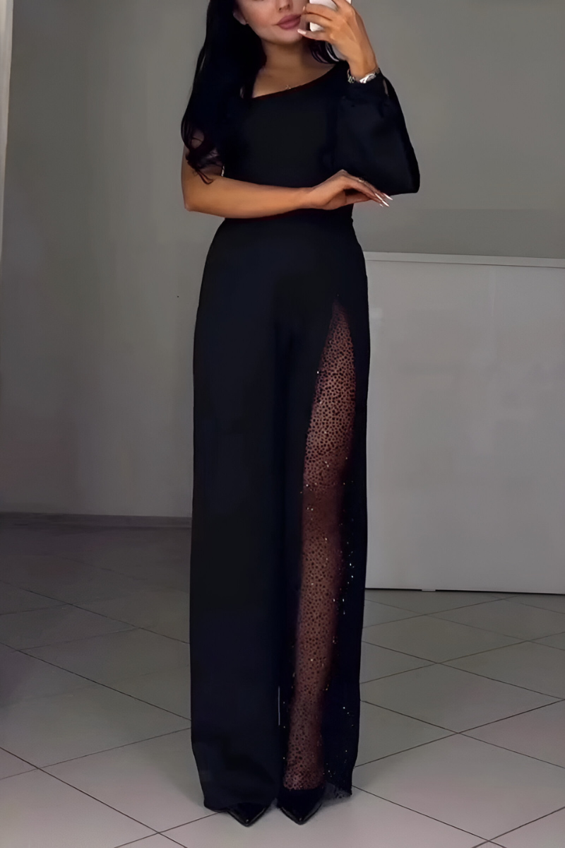 Ines - Moderner Overall mit weitem Bein