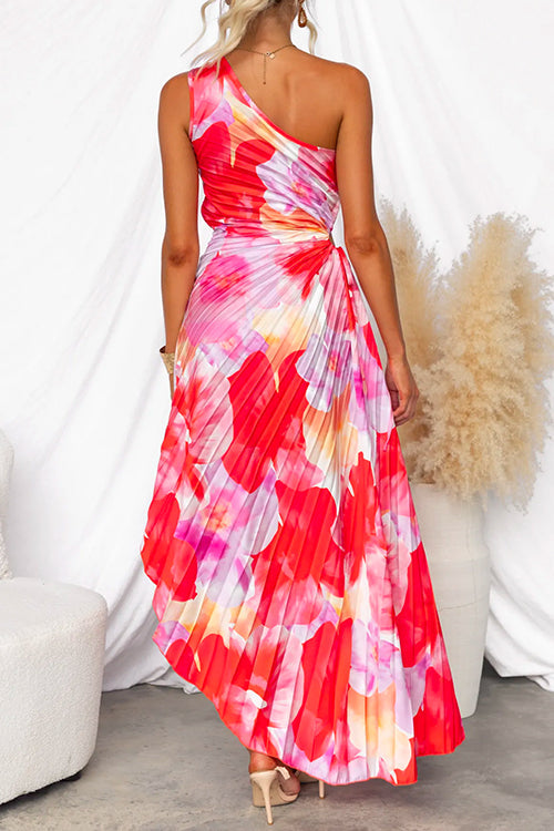 Adeline - Vibrierendes Tropisches Abendkleid