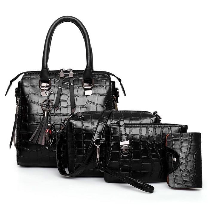 Evelyn - Alltägliche Eleganz 4-teiliges Ledertaschenset