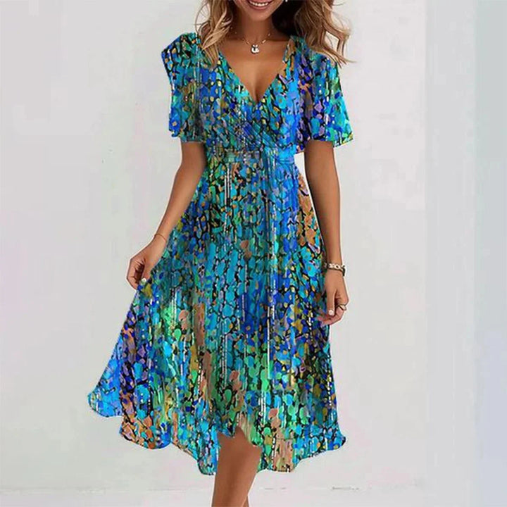 Arlina - Mühelos Elegantes Chiffon-Kleid