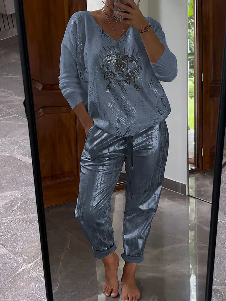 Arlise - Elegantes Casual-Zweiteiler-Set