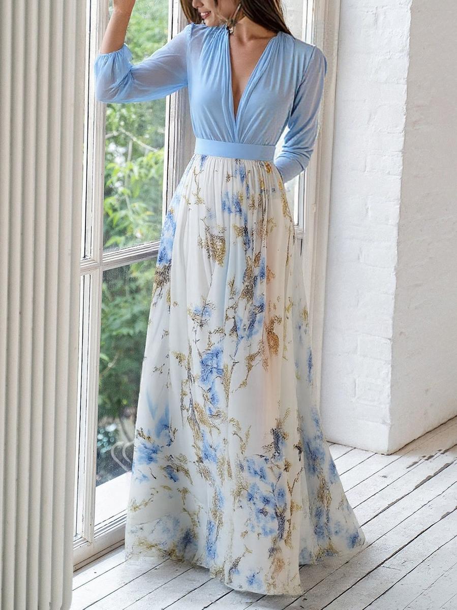 Penelope - Florales Maxikleid