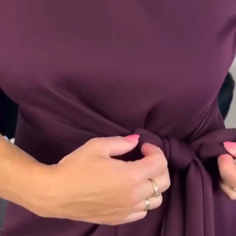Seraphine - Elegantes Midikleid mit Taillenbindung