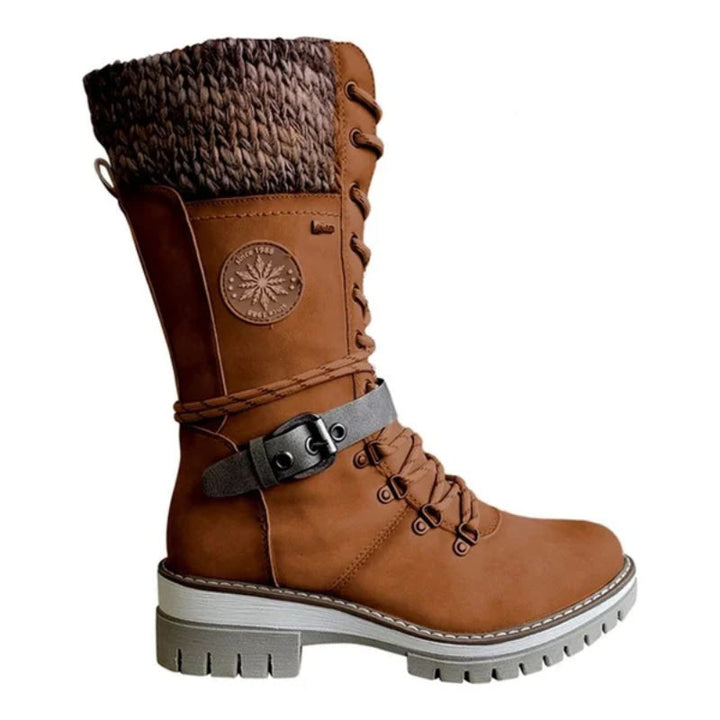 FrostLuxe - Wasserdichte Schnürstiefel in mittlerer