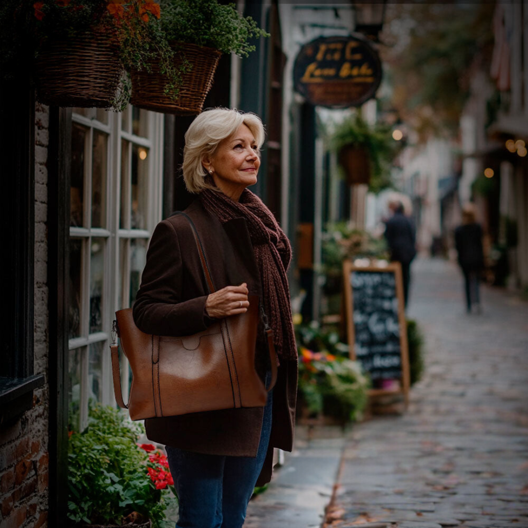 Nicole - Bevorzugte Vintage-Schultertasche