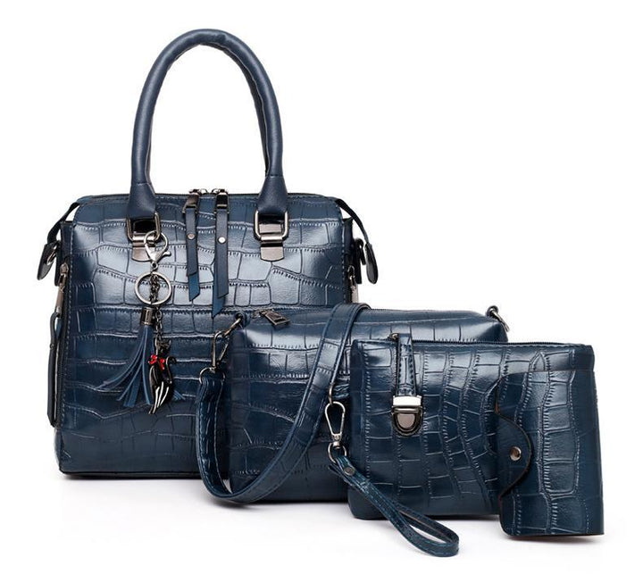 Evelyn - Alltägliche Eleganz 4-teiliges Ledertaschenset