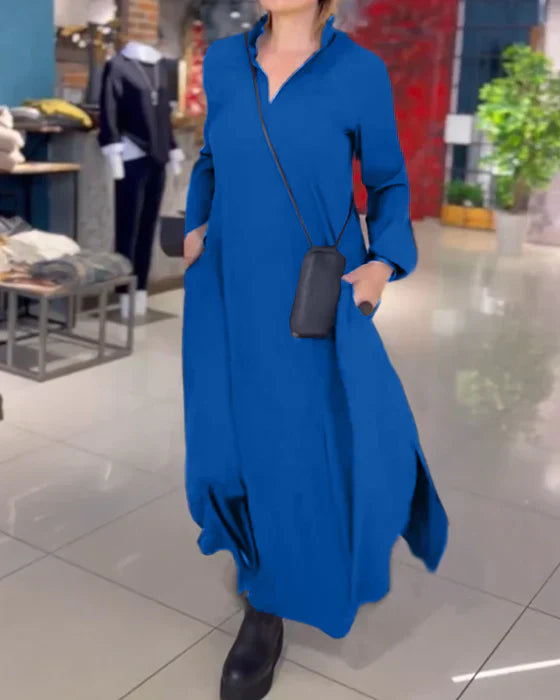 Amara - Langes, lockeres Kleid mit