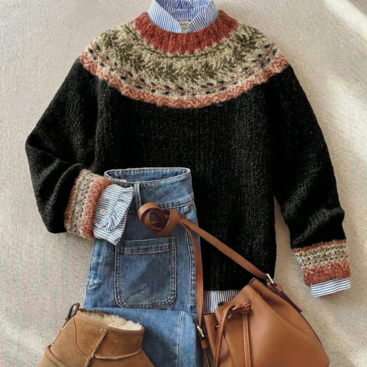 MARGOT - Nordischer Strickpullover