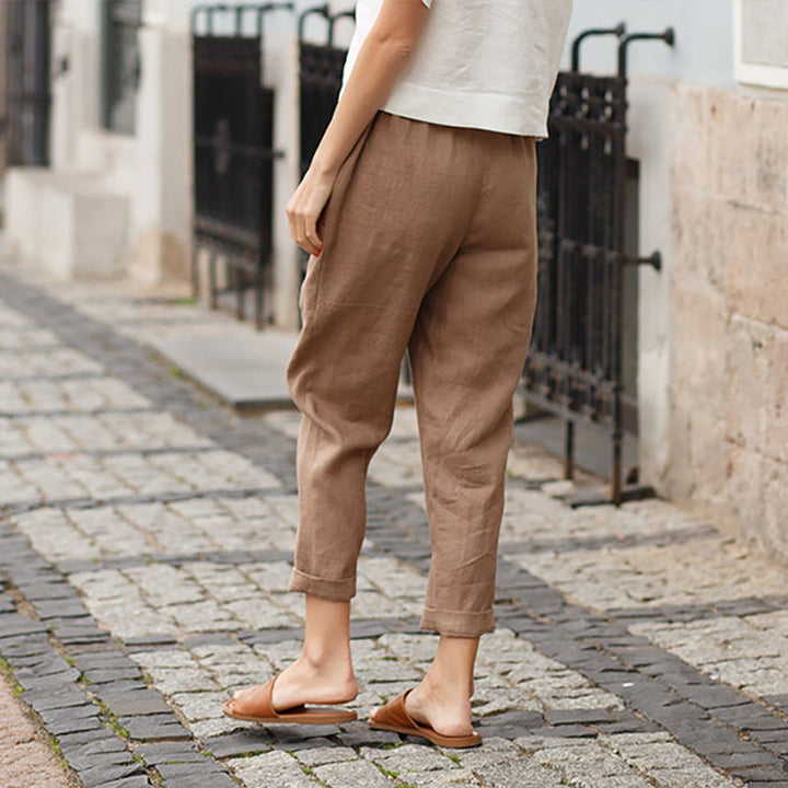 Alina - Lässige Hose aus Baumwolle
