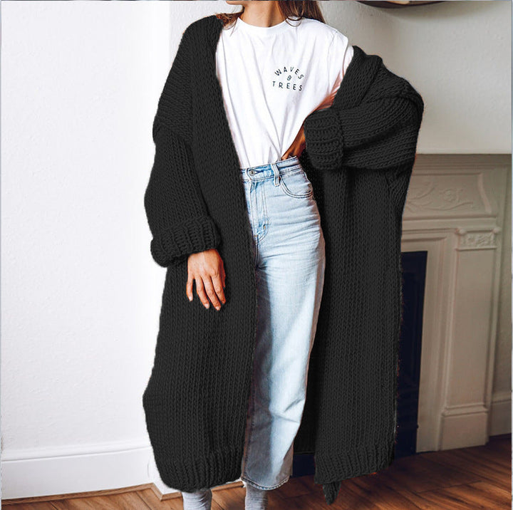 Sofia - Langer Strick-Cardigan mit lockerer