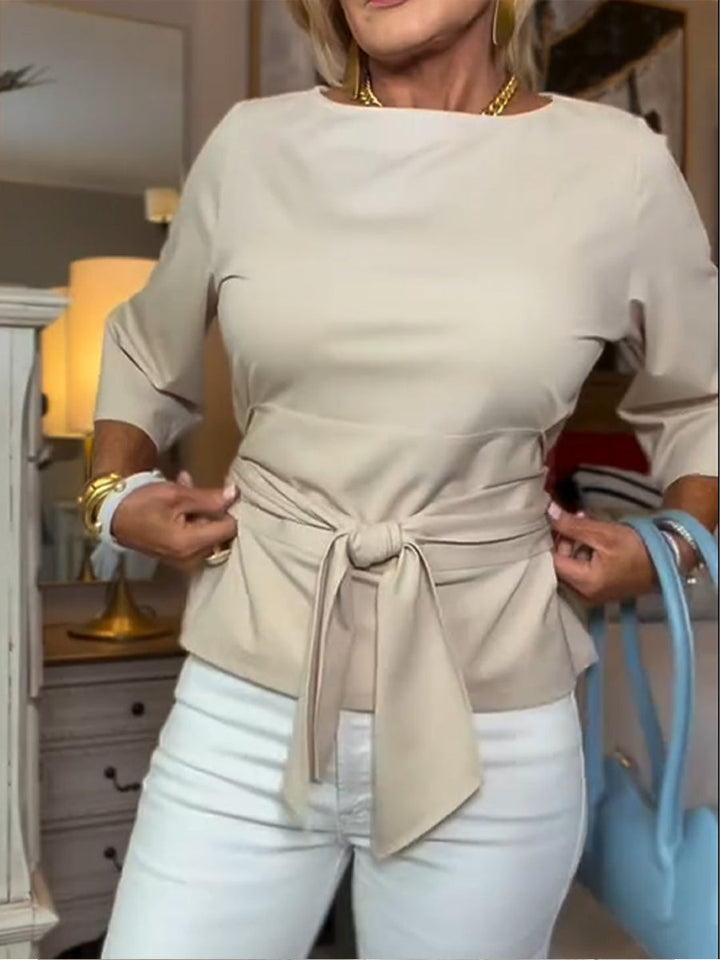 Diana - Elegantes Baumwoll Top mit