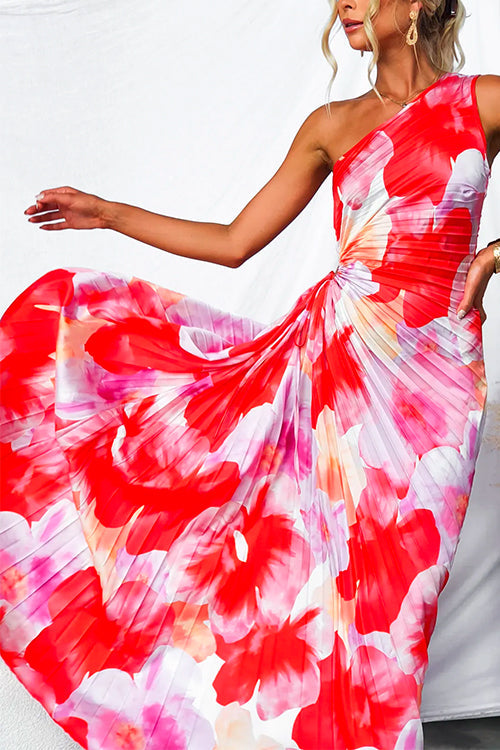 Adeline - Vibrierendes Tropisches Abendkleid