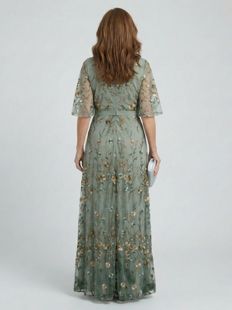 Selora - Halter Bloom Flow Maxikleid